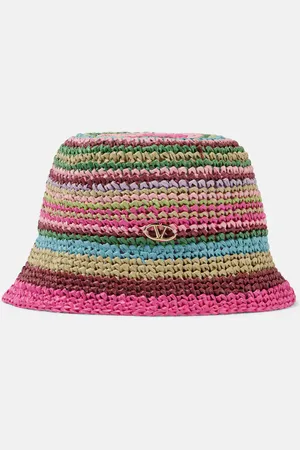 VALENTINO Sombrero de pescador VLogo Signature de croché