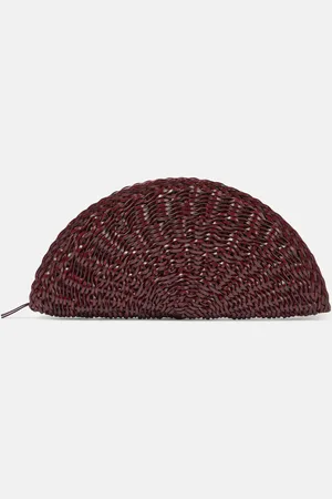 The Row Clutch Sunset de piel