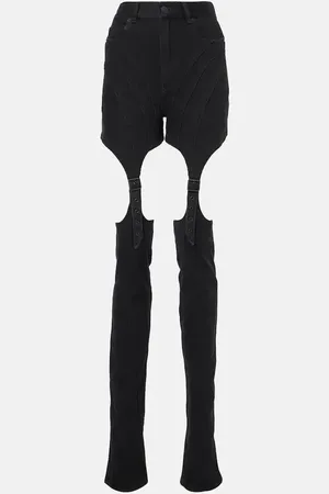 MUGLER Jeans skinny de tiro alto