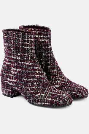 Gianvito Rossi Botines 45 de bouclé