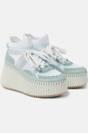 Chloé Chloé Zapatillas Nama 80 con cuña y ante