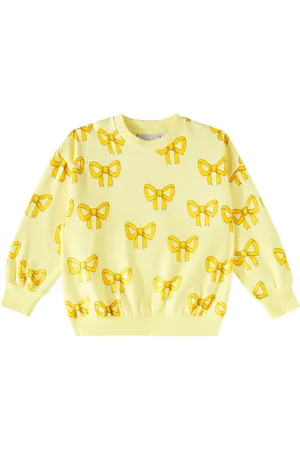 Mini Rodini Sudadera Bow de jersey de algodón
