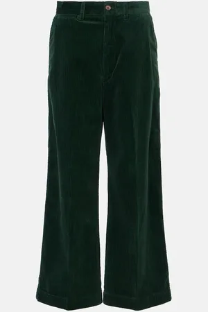 Ralph Lauren Pantalones anchos de pana de algodón