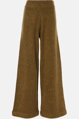 CO Pantalones anchos de mezcla de lana y cachemir
