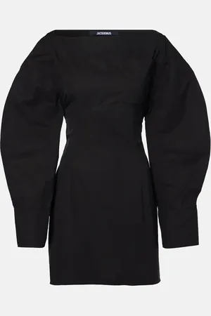 Jacquemus Vestido corto La Robe Chemise Casaco de algodón