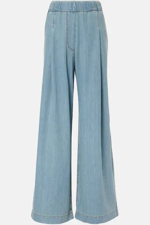 DRIES VAN NOTEN Jeans anchos de tiro alto