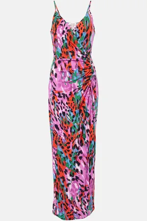 Diane von Furstenberg Vestido largo Saavya estampado
