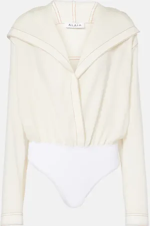 Alaïa Alaïa Body con capucha de mezcla de lana