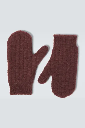 Jil Sander Manoplas de mezcla de lana