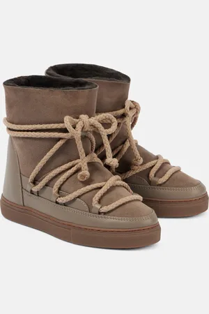 INUIKII Botas de nieve Classic Wedge de piel