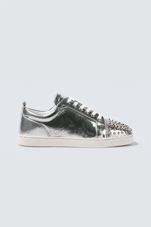 Christian Louboutin Zapatillas Louis Junior piel metalizada