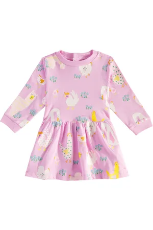 Stella McCartney Bebé - vestido de algodón estampado