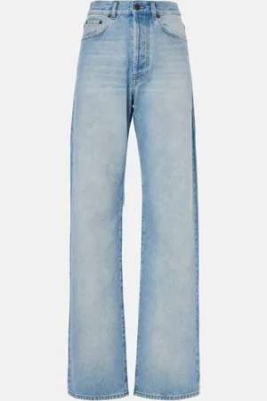 DRIES VAN NOTEN Jeans rectos de tiro alto