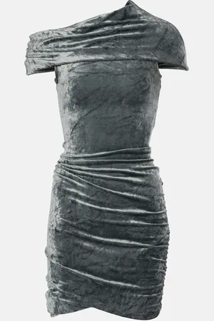 Rick Owens Vestido corto Lola de terciopelo
