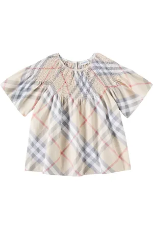 Burberry Top KG5 Cali de algodón a cuadros