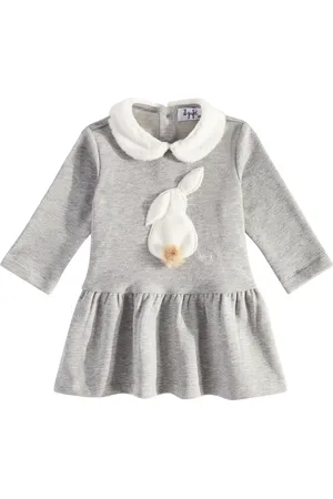 Il gufo Bebé - vestido de mezcla de algodón