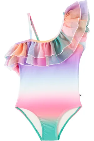 Molo Bañador Nilla floral de un solo hombro