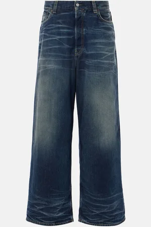 Acne Studios Jeans anchos de tiro medio