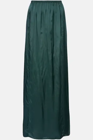 Maison Margiela Falda larga de satén
