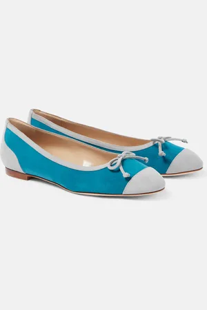Manolo Blahnik Bailarinas Capbal de ante