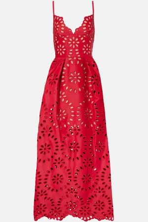 Elie saab Vestido de fiesta de satén bordado
