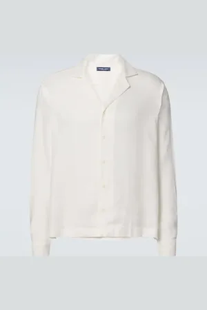 Frescobol Carioca Camisa Safra en mezcla de lino