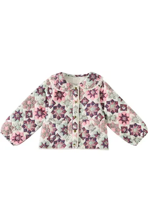 Louise Misha Chaqueta Joulia de algodón con patchwork