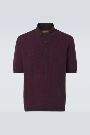 Missoni Polo de mezcla de lana en zigzag