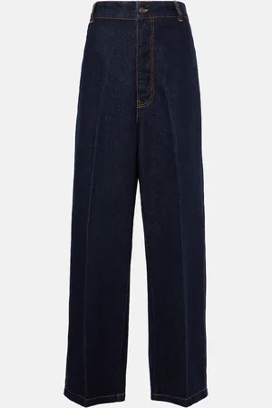 Victoria Beckham Jeans anchos de tiro alto
