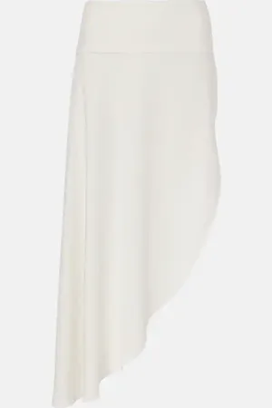 Alaïa Alaïa Falda midi asimétrica