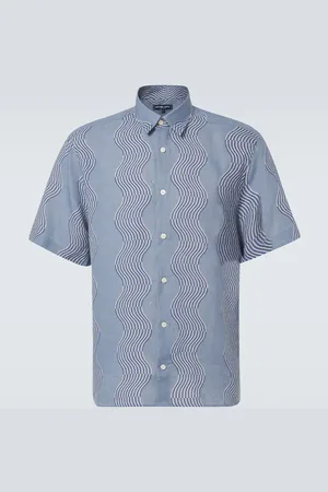 Frescobol Carioca Camisa Castro de lino estampada