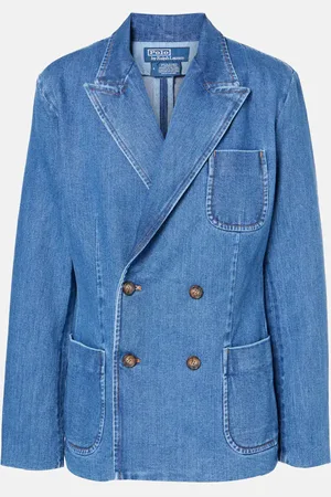 Ralph Lauren Blazer cruzado de denim