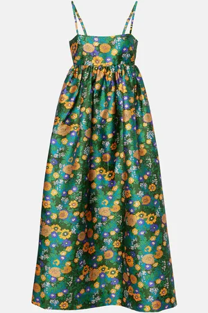 ALÉMAIS Alémais Vestido midi estampado
