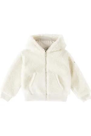 Moncler Sudadera de borrego sintético con logo