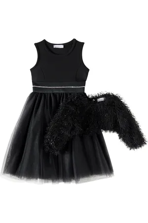 MONNALISA Vestido de tul adornado