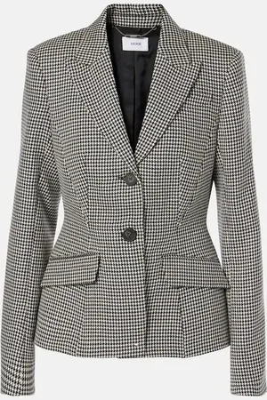 Erdem Blazer tailored de lana con pata de gallo
