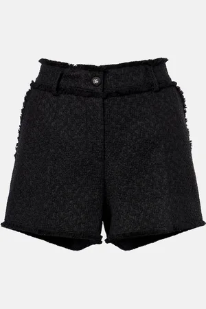 Dolce & Gabbana Shorts de tweed de mezcla de lana