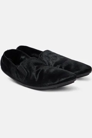 The Row Zapatos slip-on Vincit de pelo de becerro