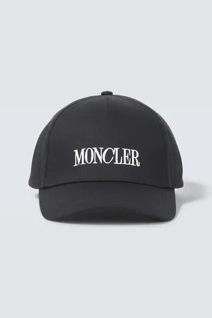 Moncler Gorra de algodón con logo