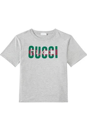Gucci Camiseta de jersey de algodón con logo