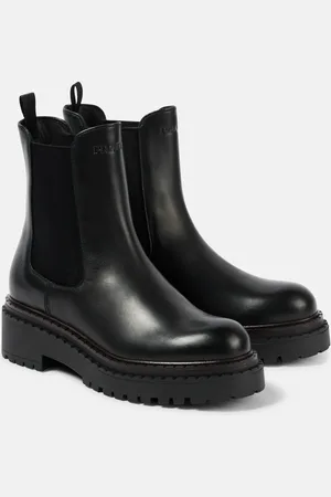 Prada Botas Chelsea de piel