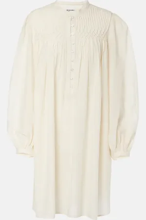 Marant Etoile Vestido Danael de mezcla de algodón