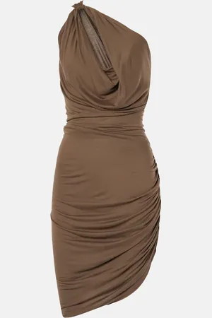 Rick Owens Vestido midi drapeado Aaliyah Lilies
