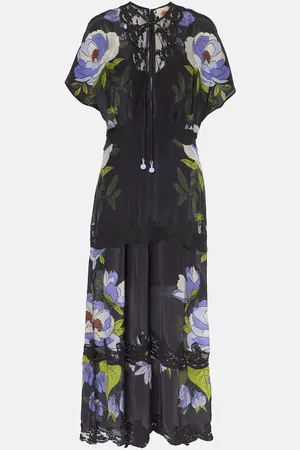 Farm Rio Vestido largo Soft Garden floral