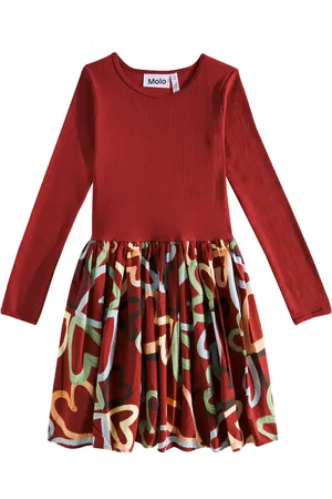 Molo Vestido Casie de mezcla de algodón
