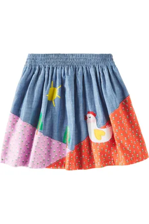 Stella McCartney Falda de algodón estampada
