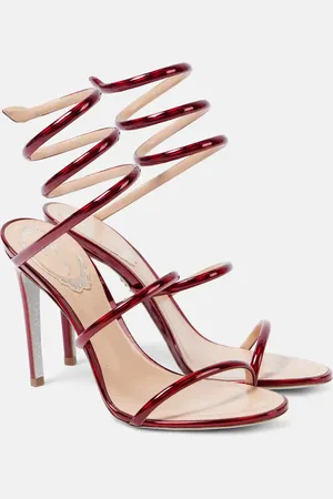 RENE CAOVILLA Sandalias Cleo 105 de piel metalizada
