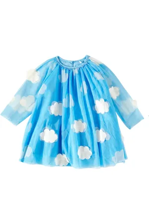 Stella McCartney Bebé - vestido de tul con estampado