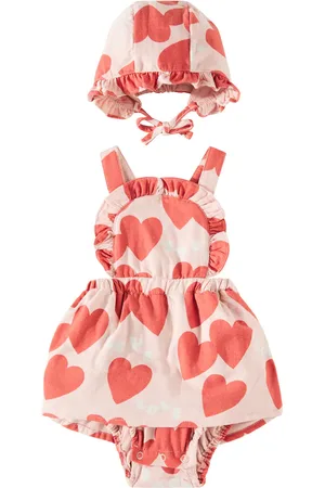Jelly Mallow Bebé - set Love Frill de vestido y gorro