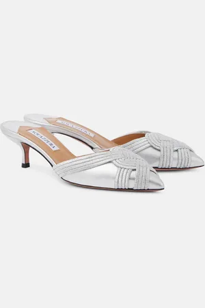 Aquazzura Mules Felix 50 de piel